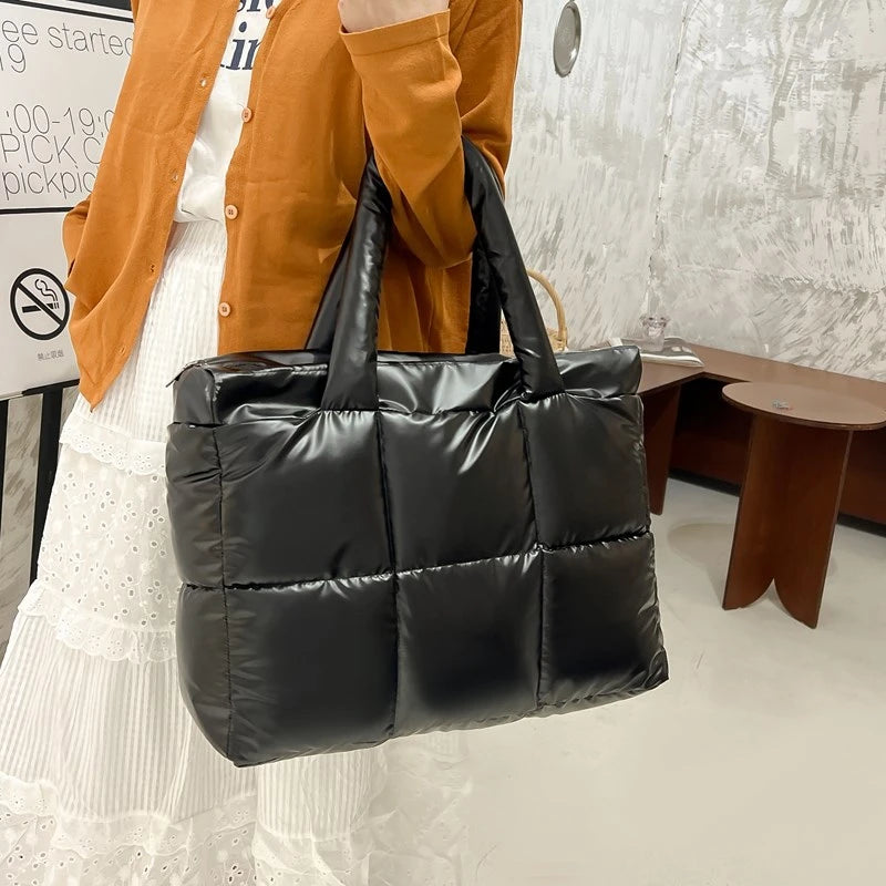Quilted Soft Shoulder Bag