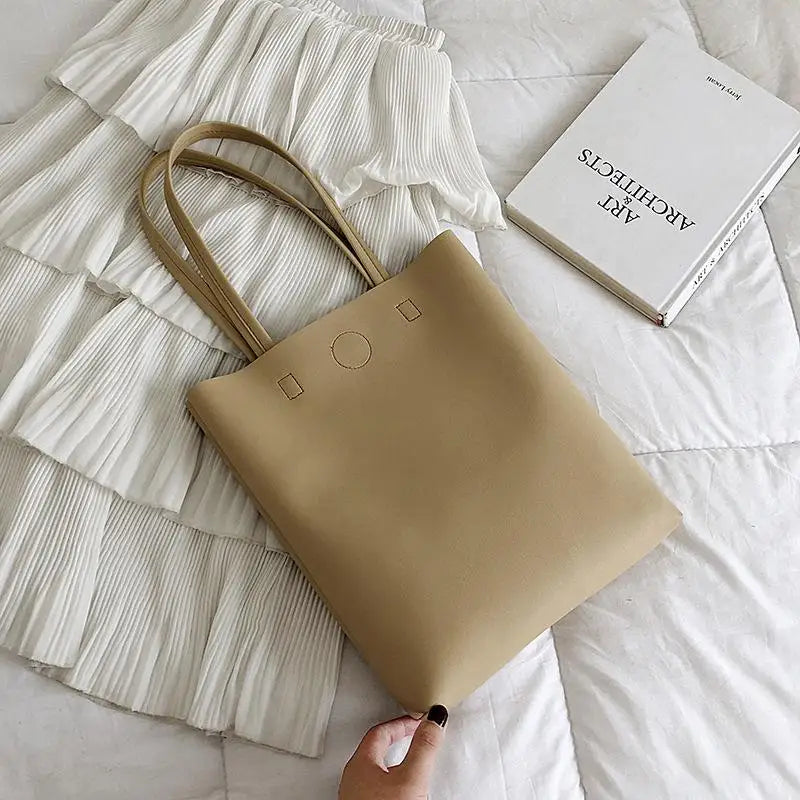 Refined Structured Soft Tote Bag