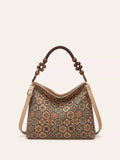 Bohemian Geometric Pattern Hobo Handbag