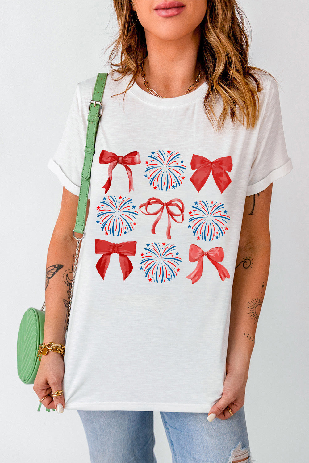 White Celerbration Bowknot