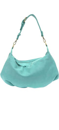 Slouchy Faux Leather Zip Crossbody Bag