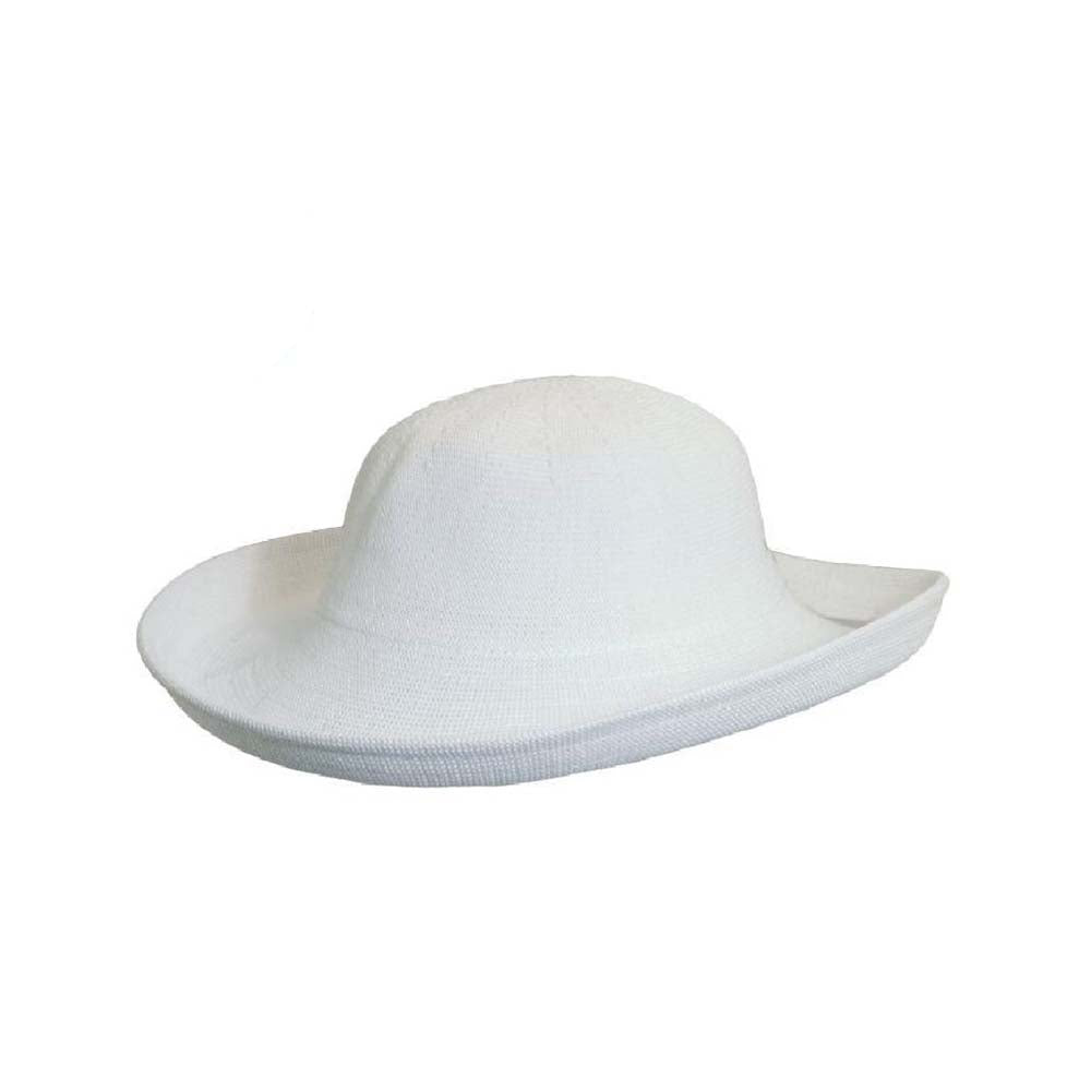 Women’s Classic Wide Brim Cotton Round Crown Hat