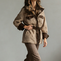 Vintage Lined Faux Leather Jacket