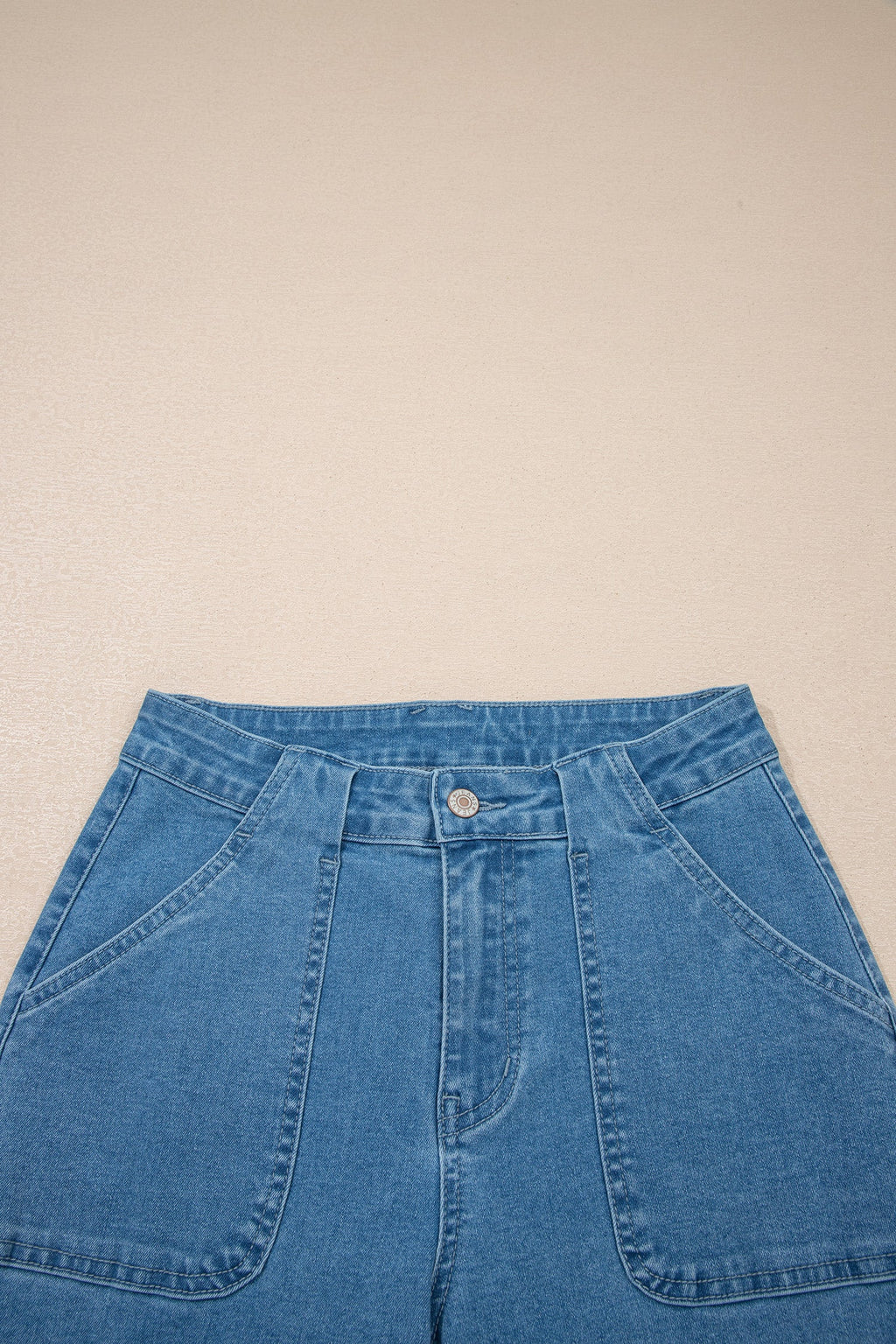 Loose Patch Pocket Dusk Retro Jeans