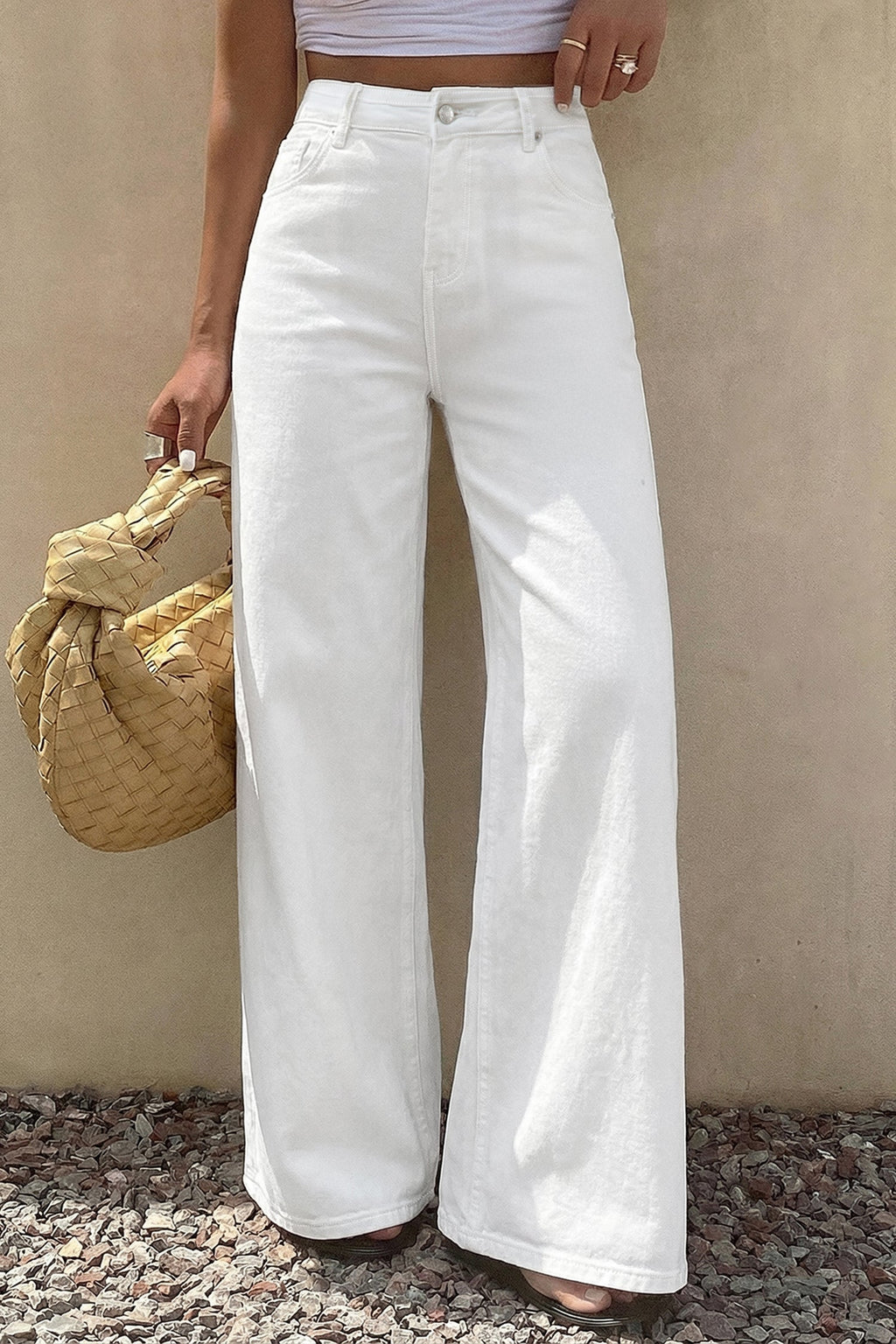 Loose Solid Jeans
