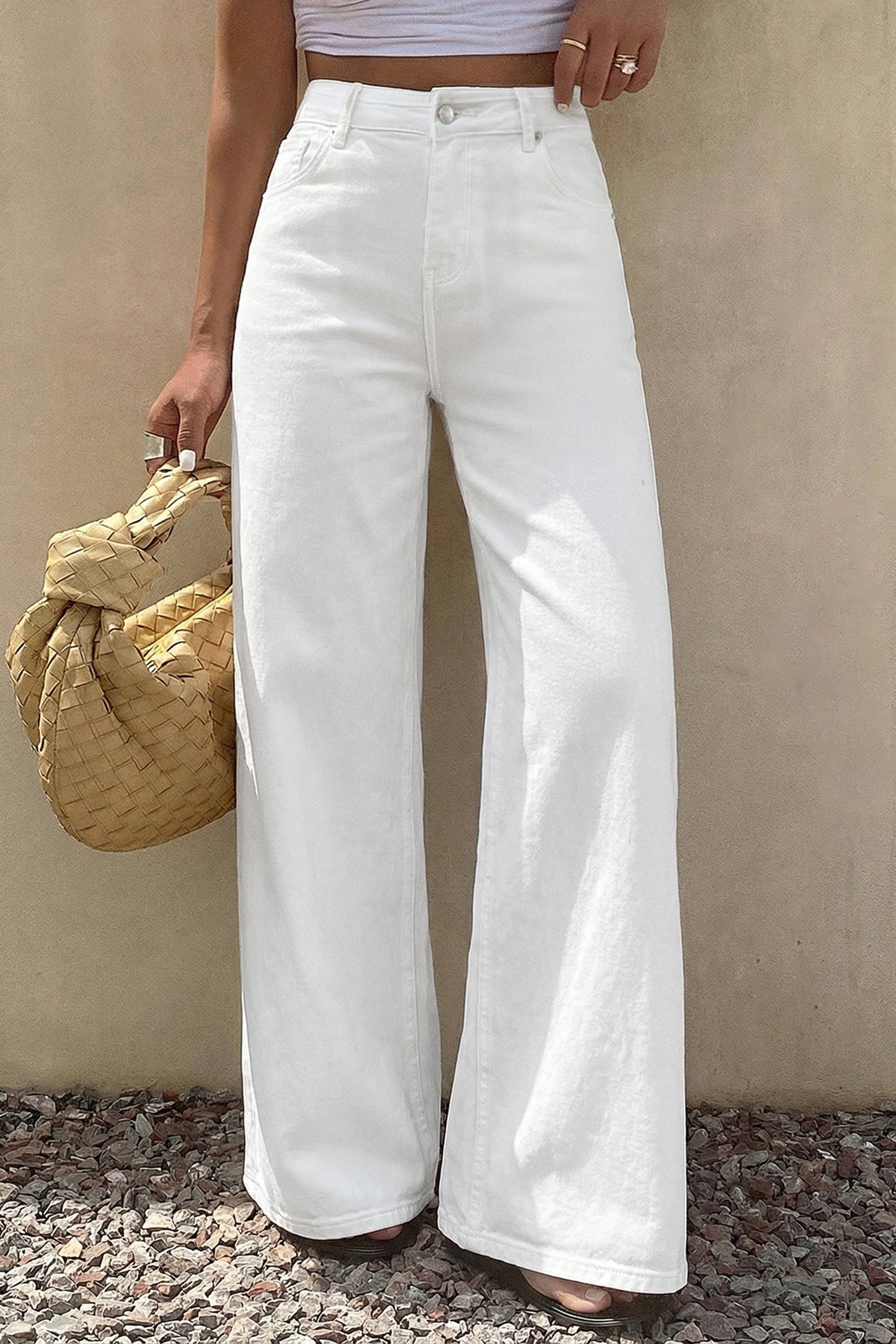Loose Solid Jeans
