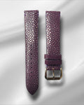Modern Tang Buckle Stingray Leather Watch Strap