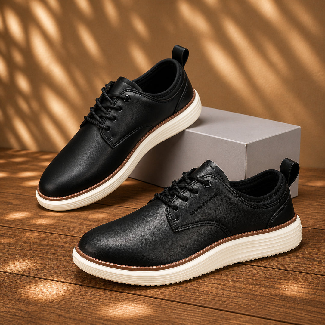 Lightweight Leather Sneakers