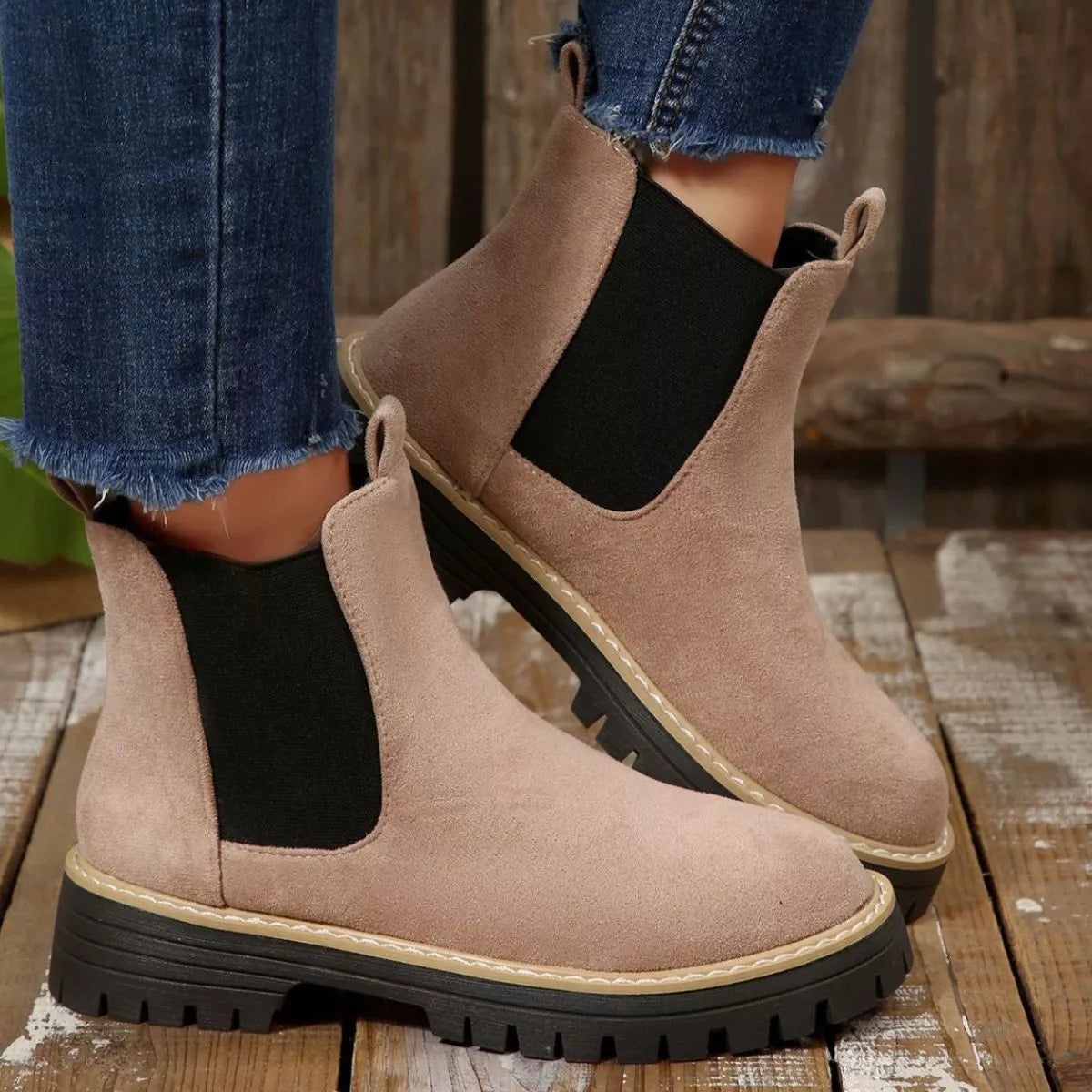 Minimal Casual Riding Boots
