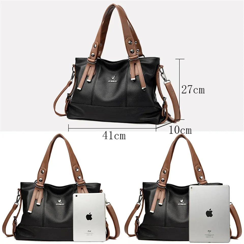 Roomy Zip-Top Tote Bag