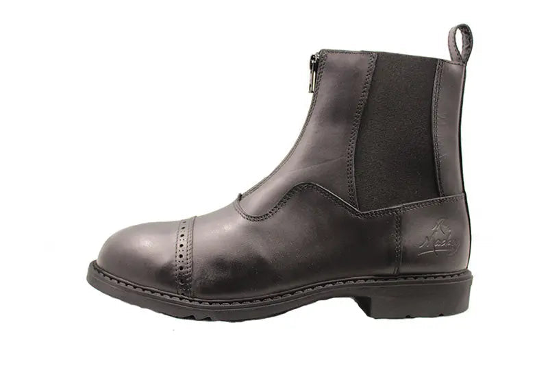 Modern Zip Leather Paddock Boots