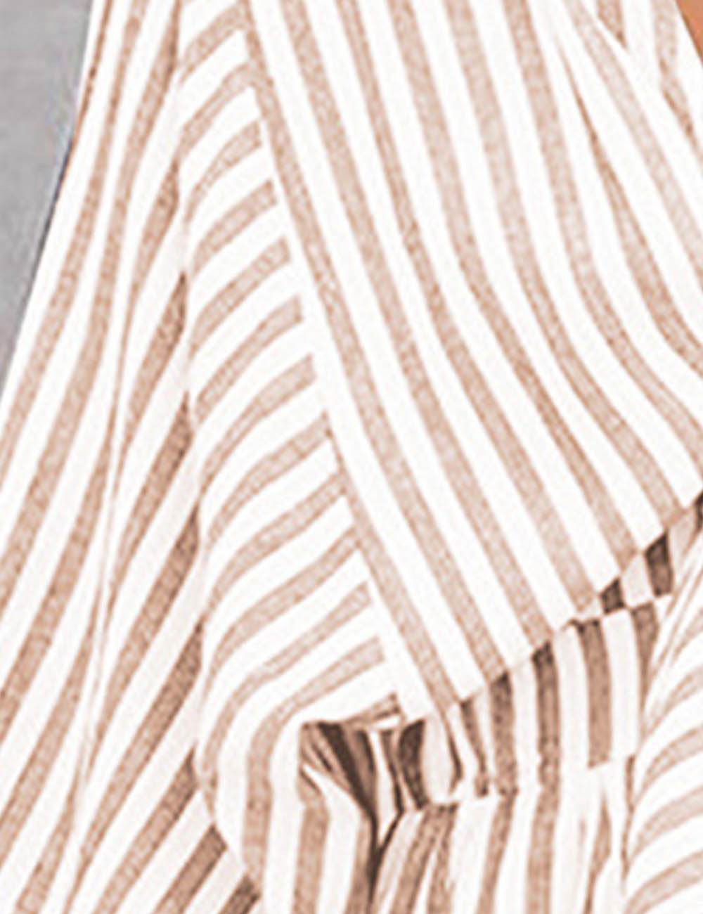 Chic V Neck Knot Kimono Sleeves Romper