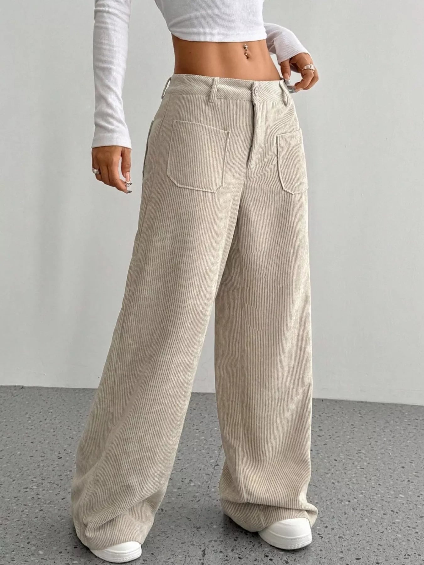 Everyday Corduroy Wide Leg Pants