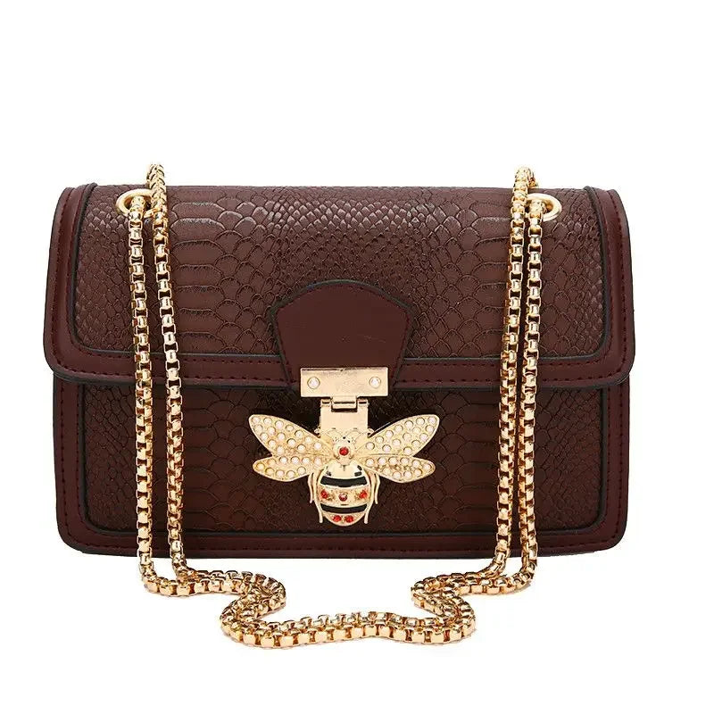Structured Zip-Top Shoulder Bag