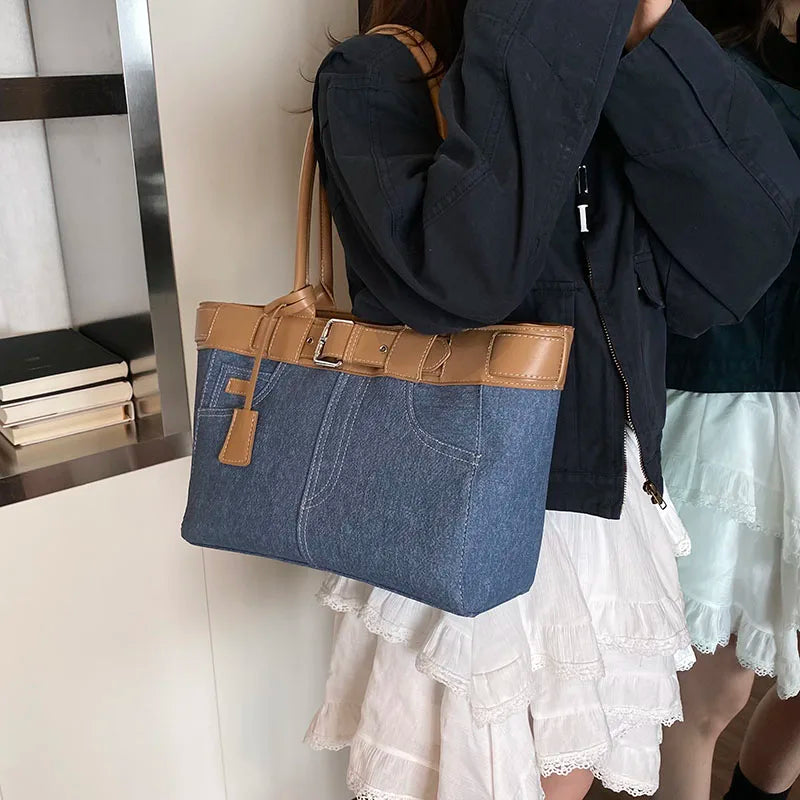 Structured Roomy Shoulder Bag
