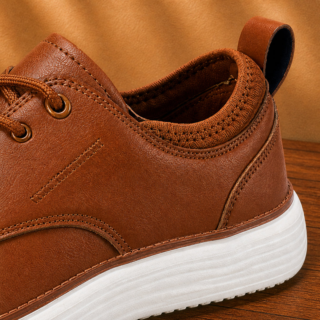 Lightweight Leather Sneakers