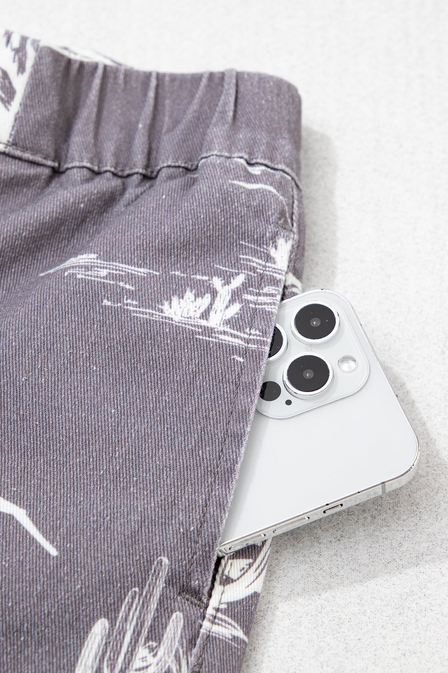 Print Vintage Wild West Riding Printed Jeans