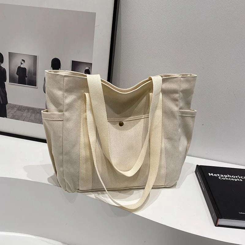 Relaxed Structured Soft Tote Bag