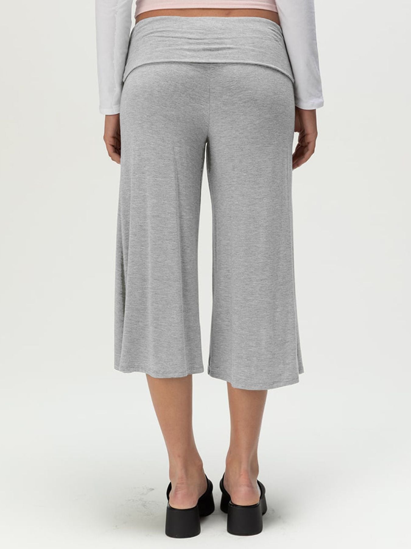 Wide Leg Capris Apparel