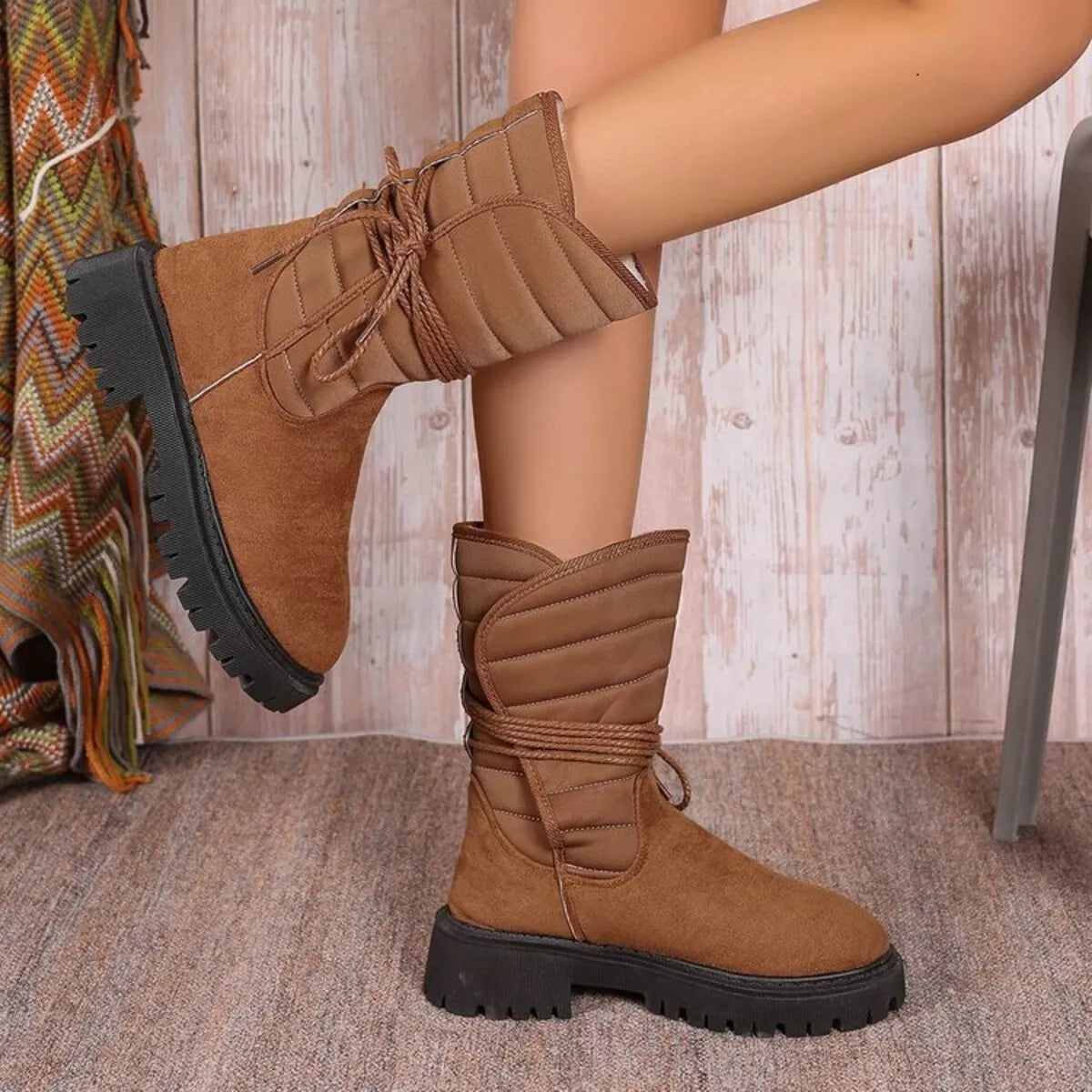 Everyday Lace-Up Riding Boots