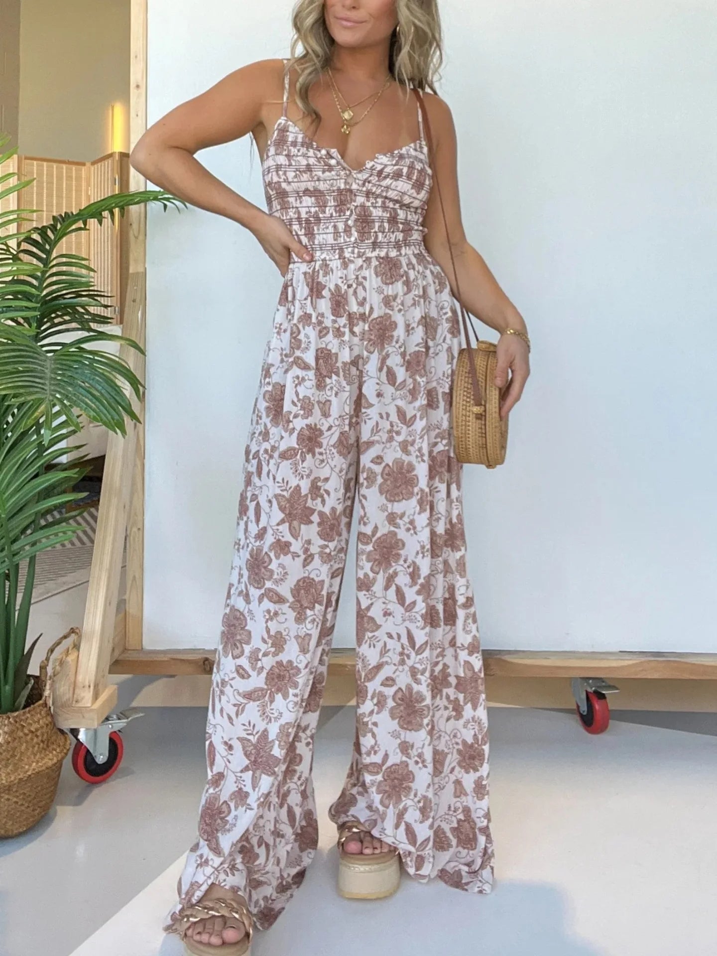 Effortless Floral Jumpsuit
