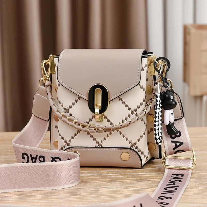 Structured Canvas Crossbody Bag