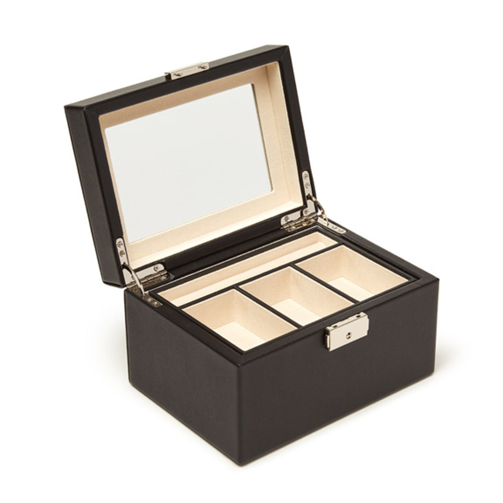 Mirror Lid One Tray Jewelry Box