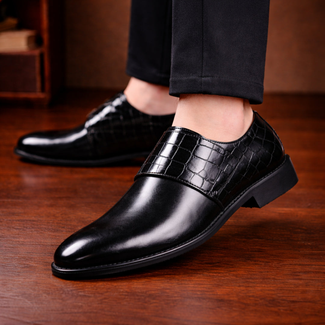 Textured Leather Shoes