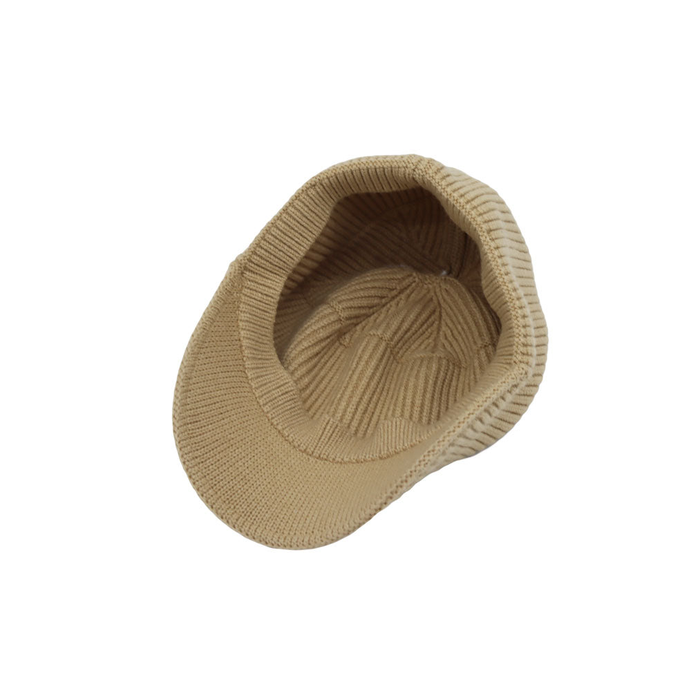 Knit Beanie Sun Visor