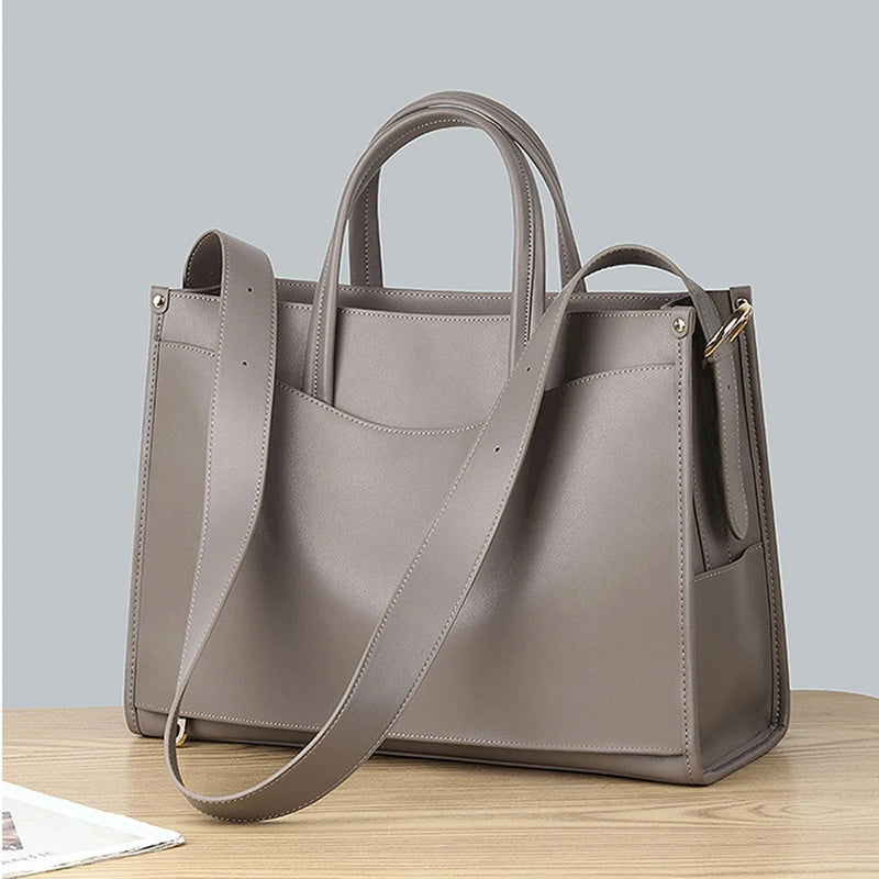 Classic Soft Zip-Top Shoulder Bag