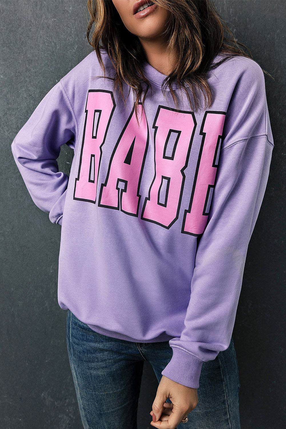 Letter Graphic Sweatshirt