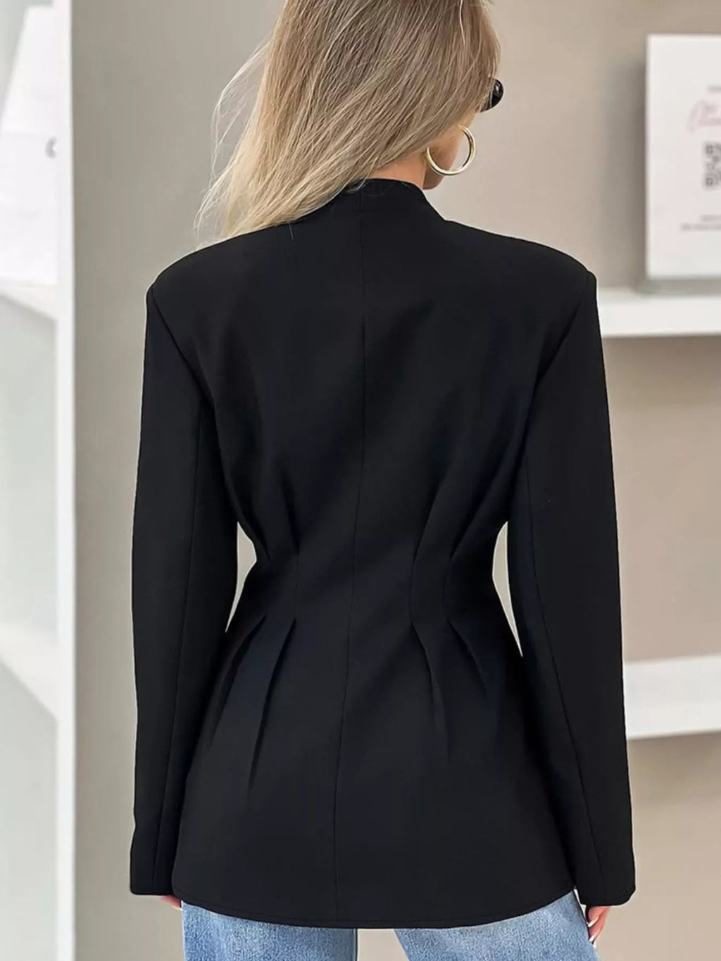Fitted Button Down Jacket