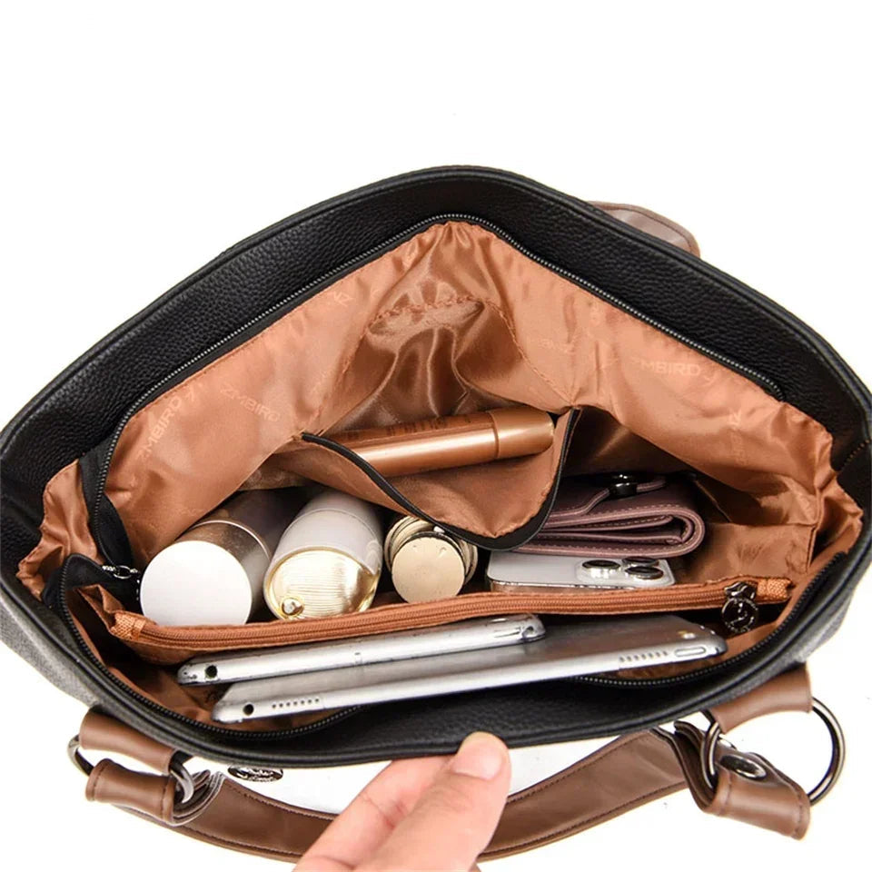 Roomy Zip-Top Tote Bag