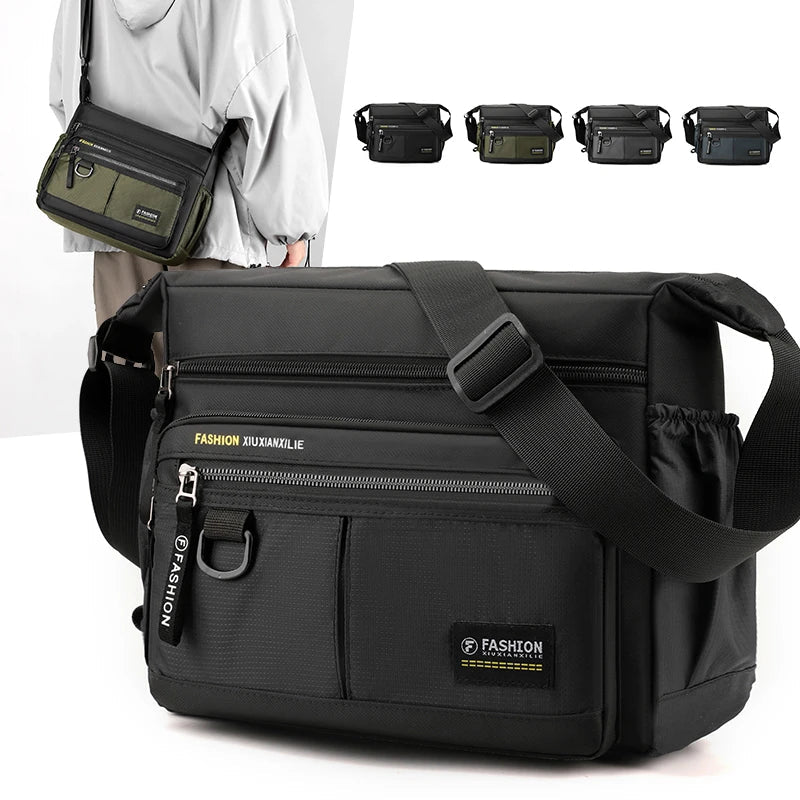 Zip-Top Crossbody Bag