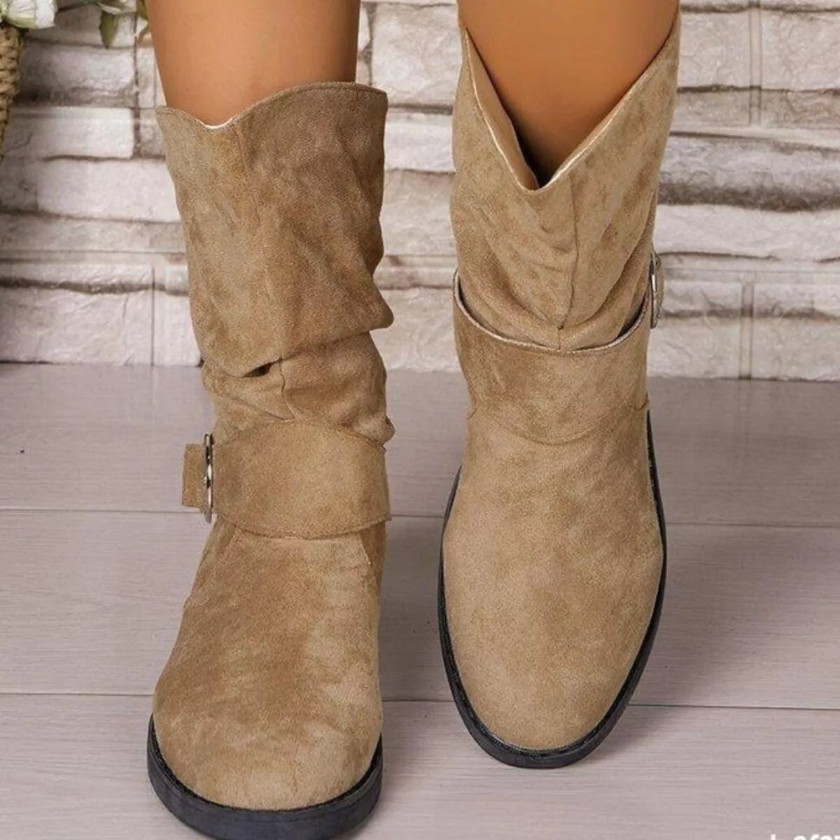 Refined Structured Riding Boots