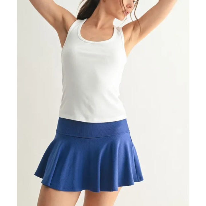 Slim Fit Scoop Neck Tank