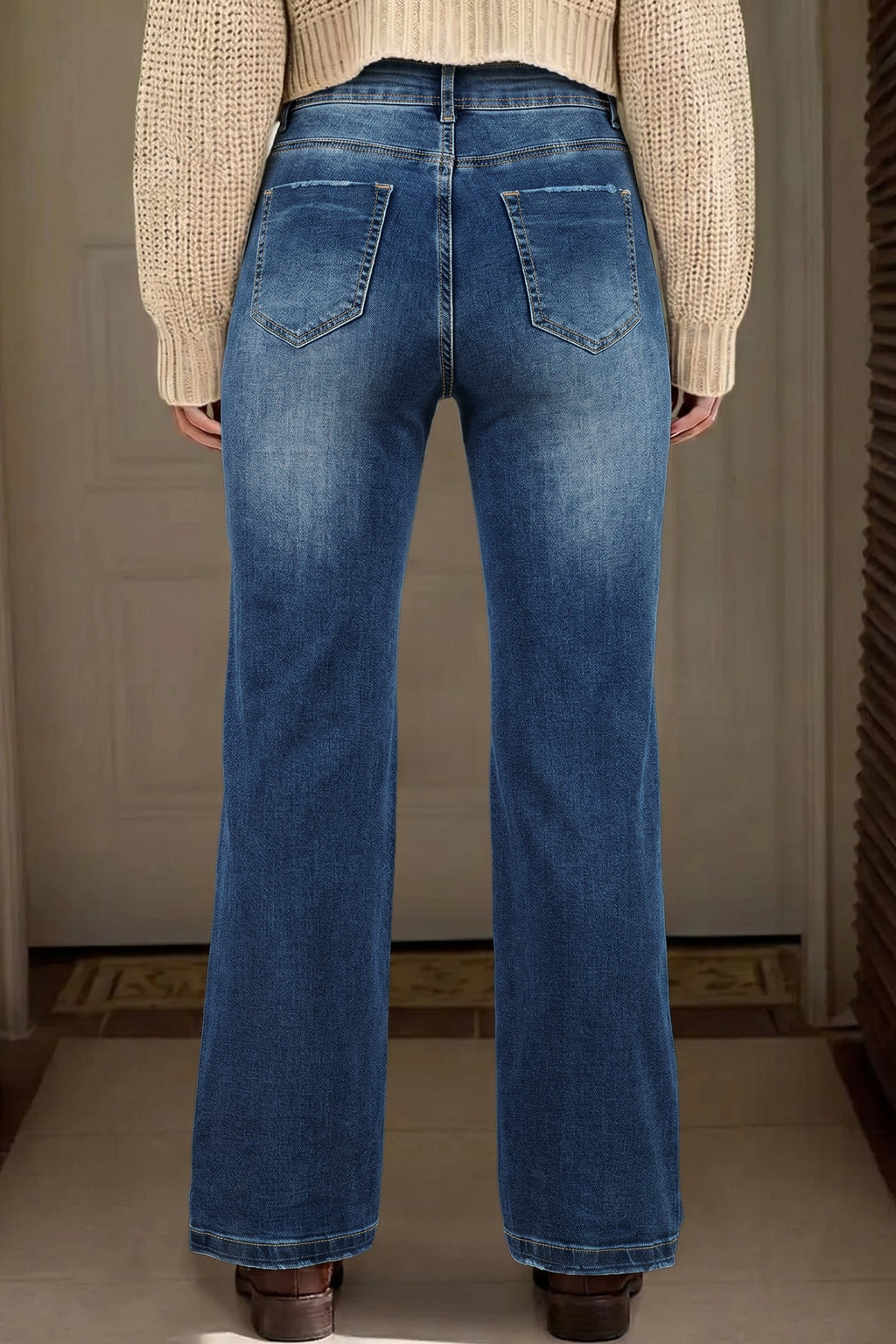 Straight Leg  Full Length Jeans