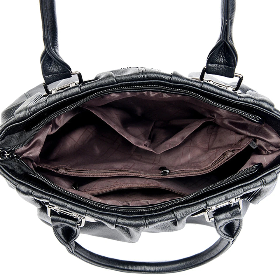 Versatile Structured Soft Tote Bag