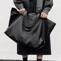 Modern Structured Soft Tote Bag