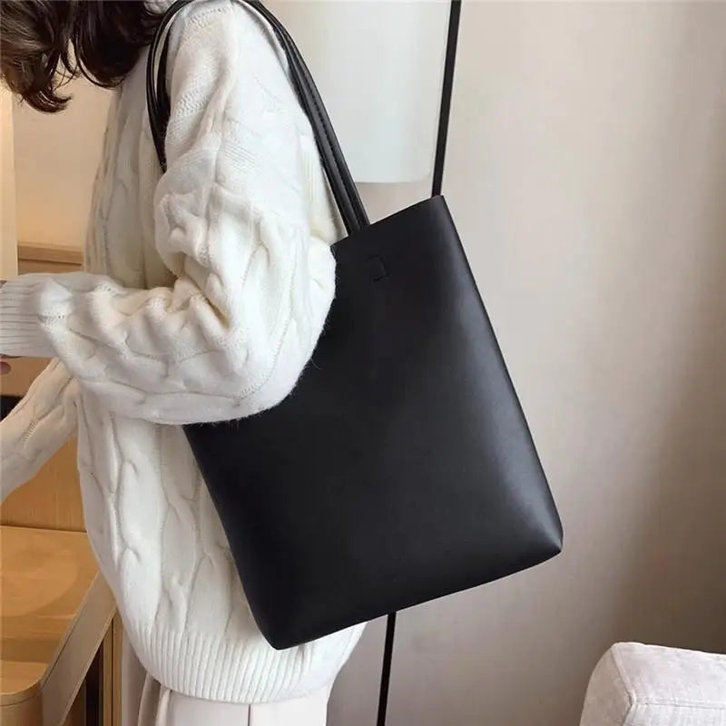 Refined Structured Soft Tote Bag
