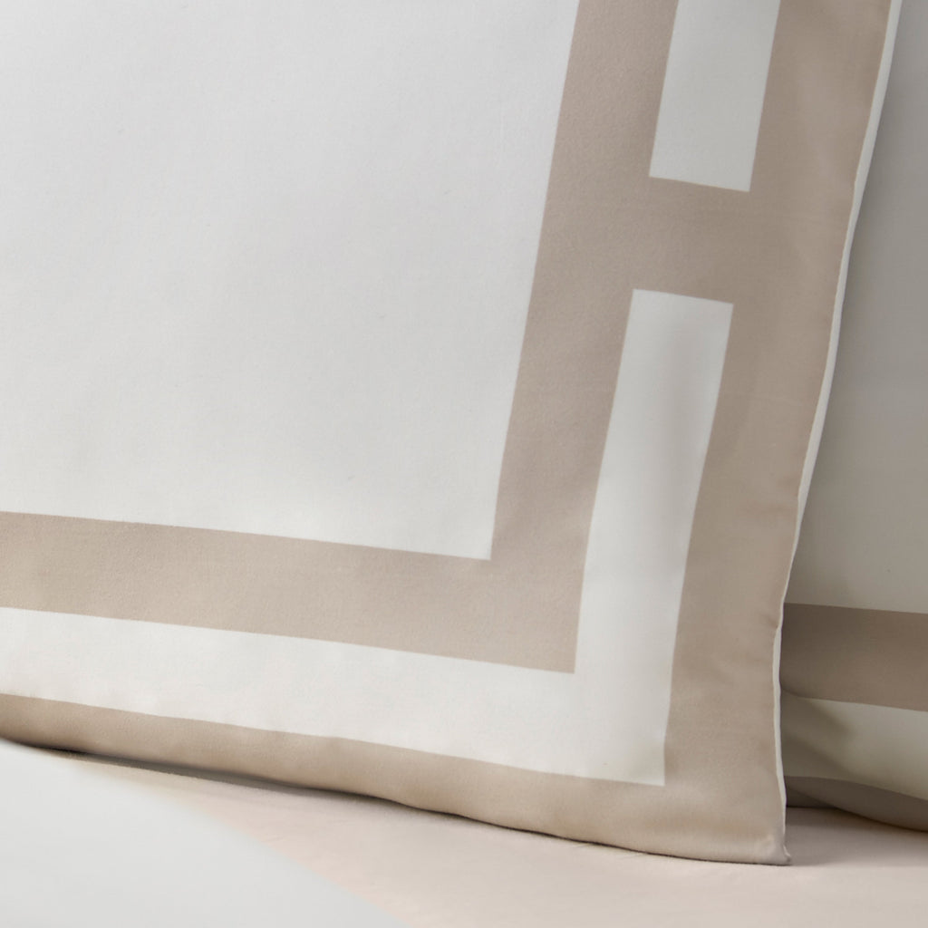 Calm Bedroom Printed Linen Duvet Cover Set
