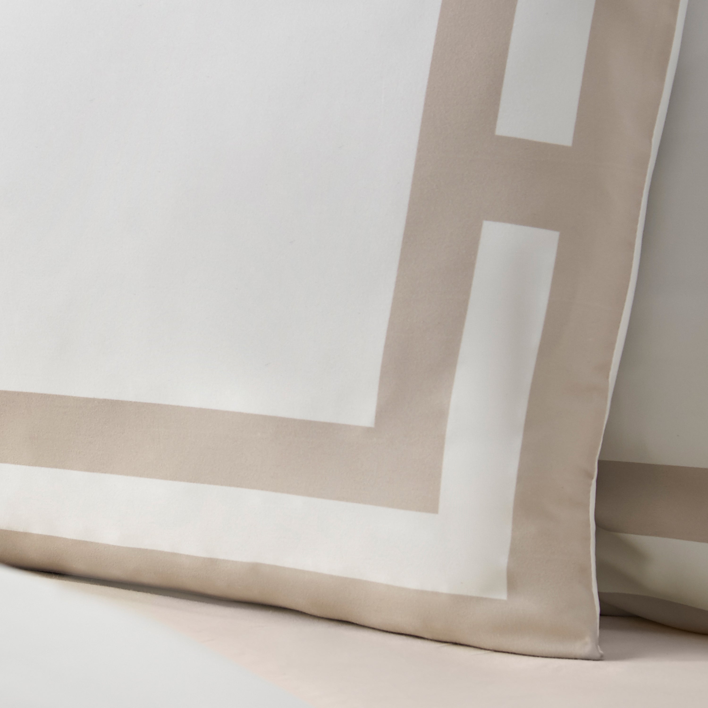 Calm Bedroom Printed Linen Duvet Cover Set