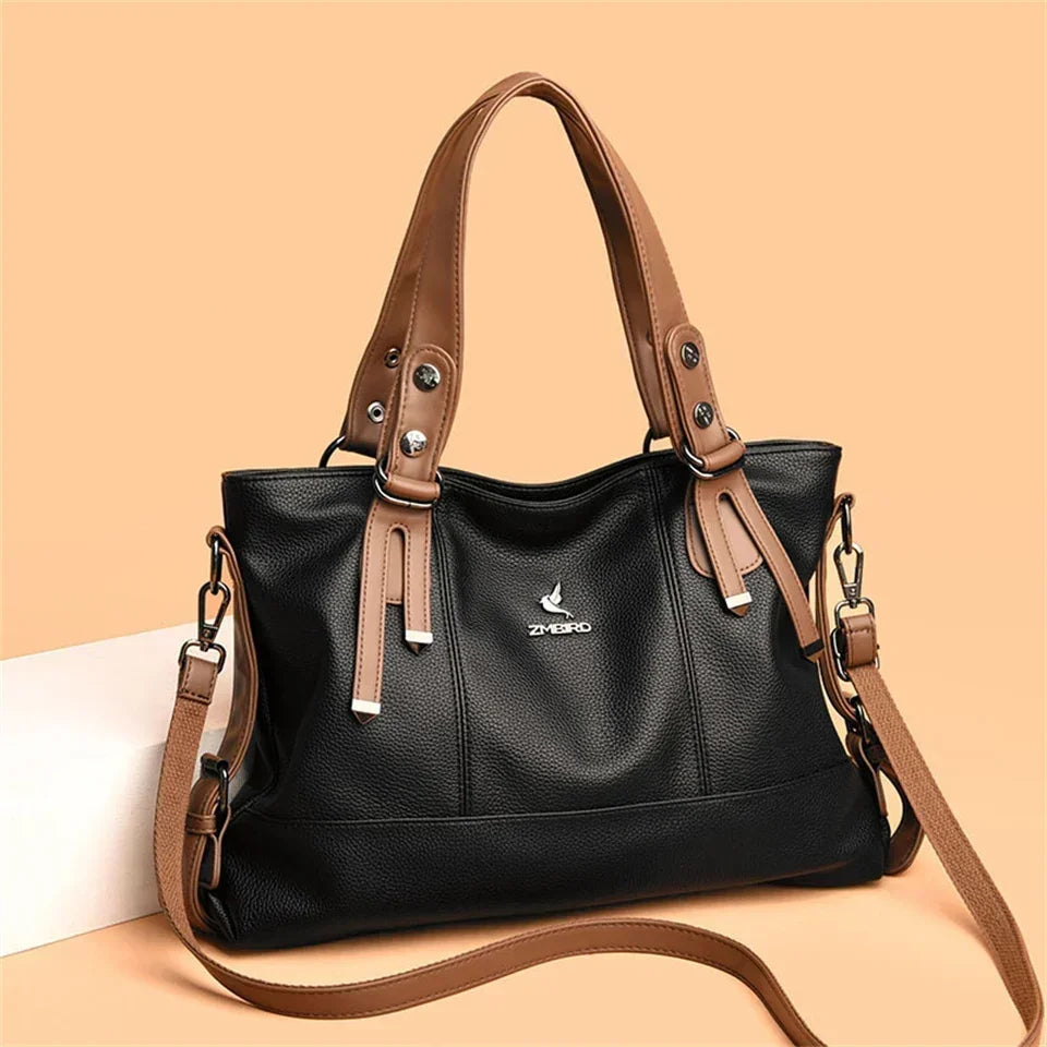 Roomy Zip-Top Tote Bag