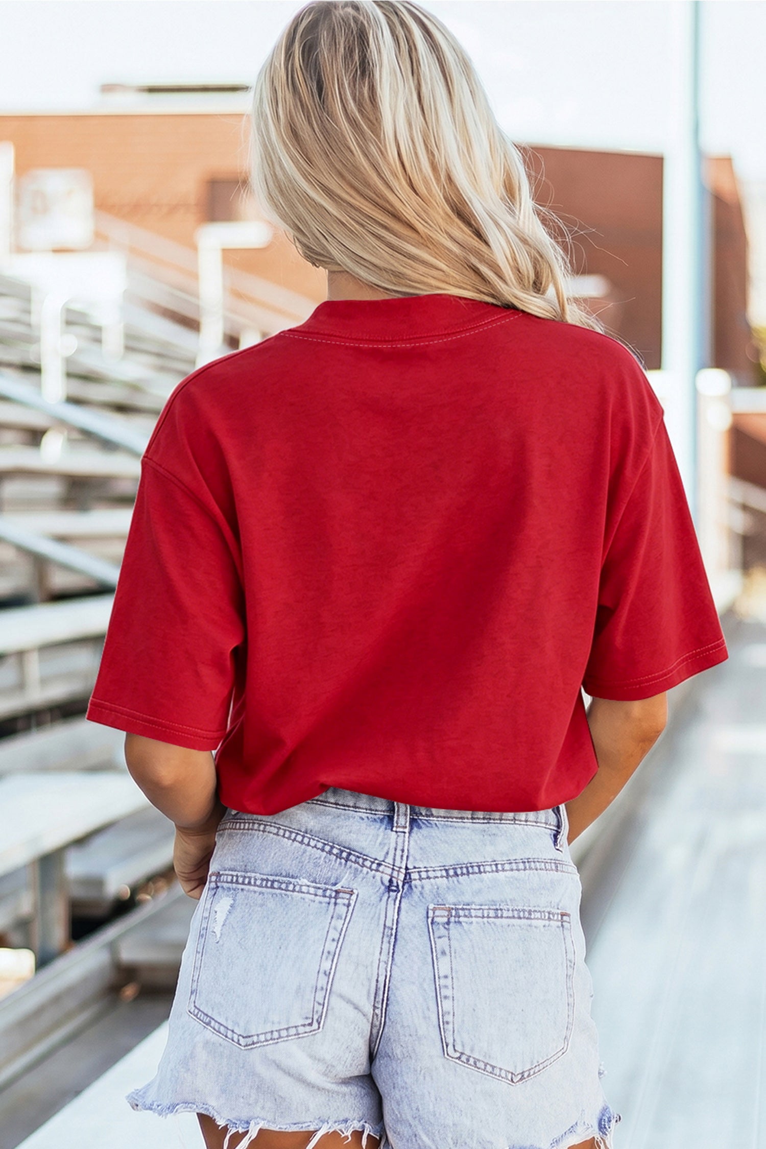 Reversible Contrast-stitched Tee