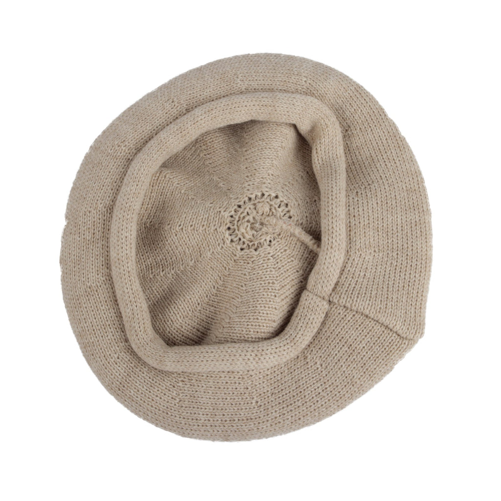 Knit Pom Pom Beret Beanie Hat