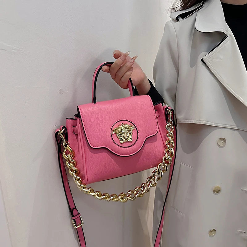 Zip-Top Shoulder Bag