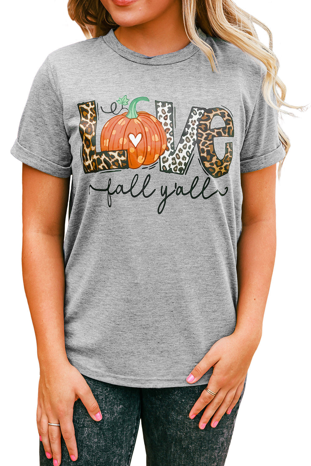 Love Fall Y'All Pumkin Leopard