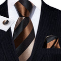 Striped Silk Necktie Set