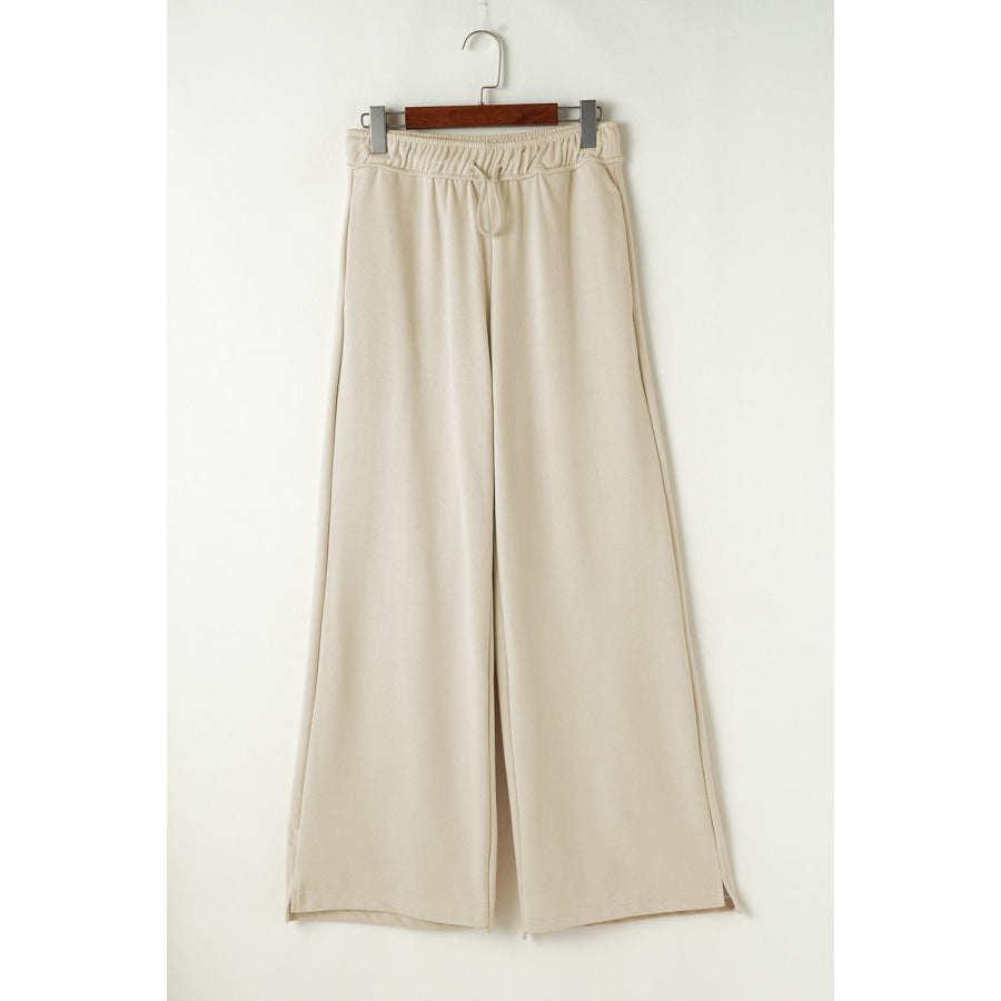 Graceful Drawstring Wide Leg Pants