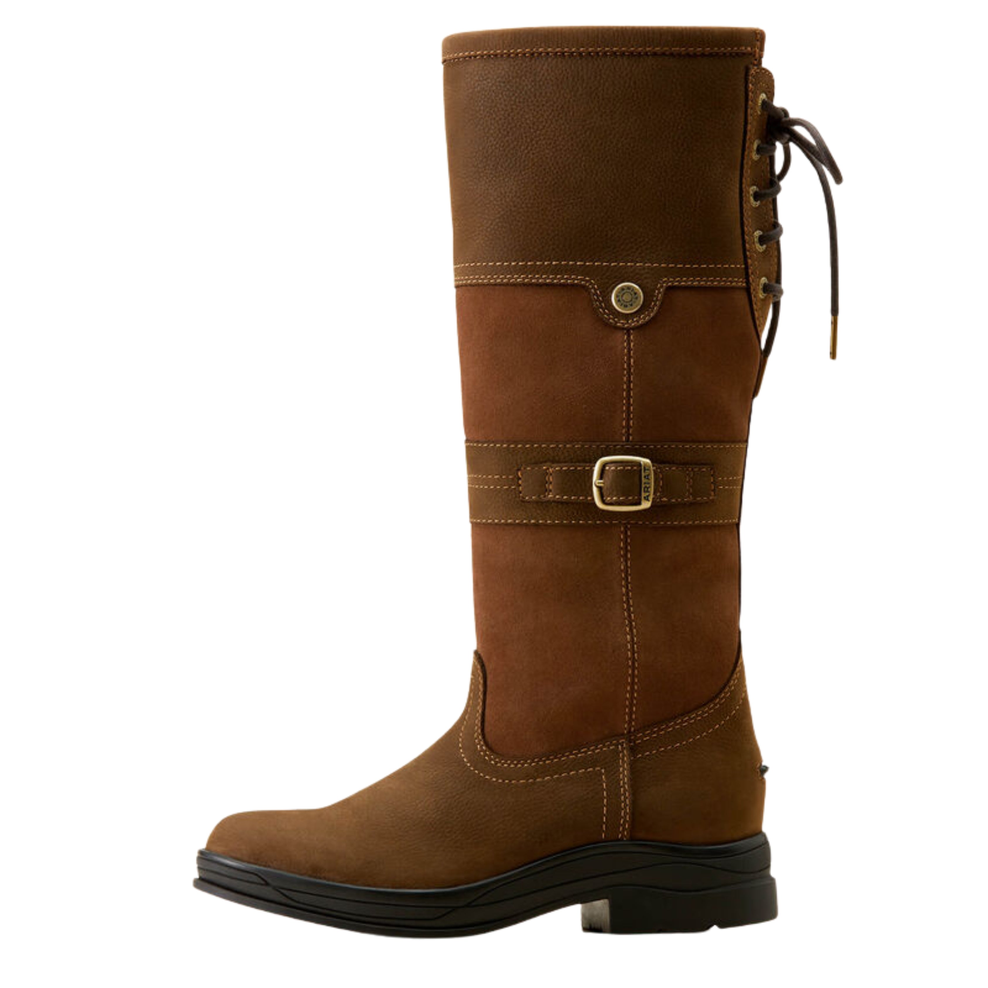 Relaxed Weather-Ready Leather Riding Boots